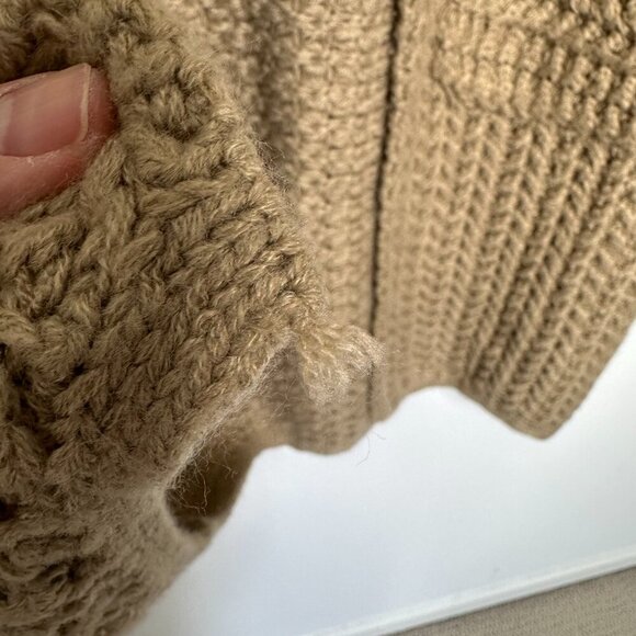 Anthropologie Gabbi Duster Cardigan Tan One Size - Picture 5 of 11